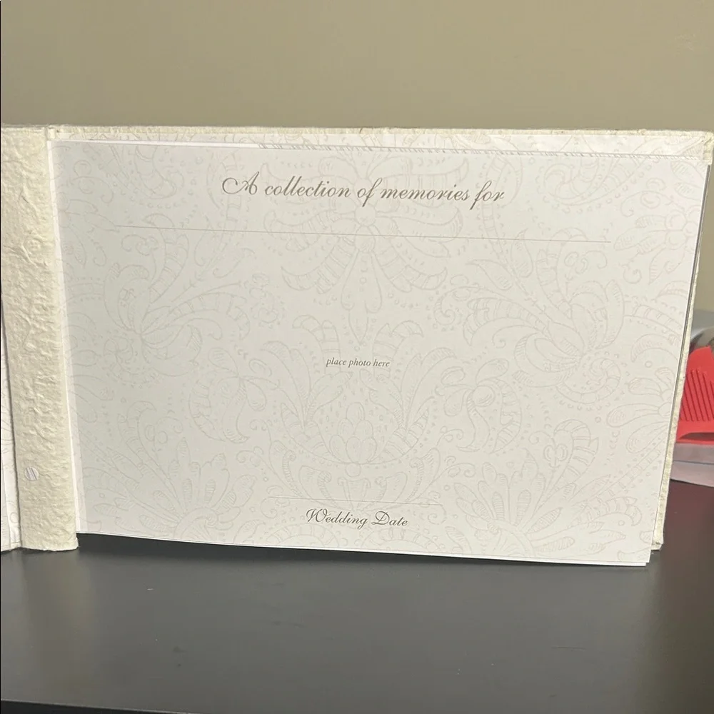 Burnes Of Boston‎ Romantic Wedding Keepsake Album - Pink and Silver